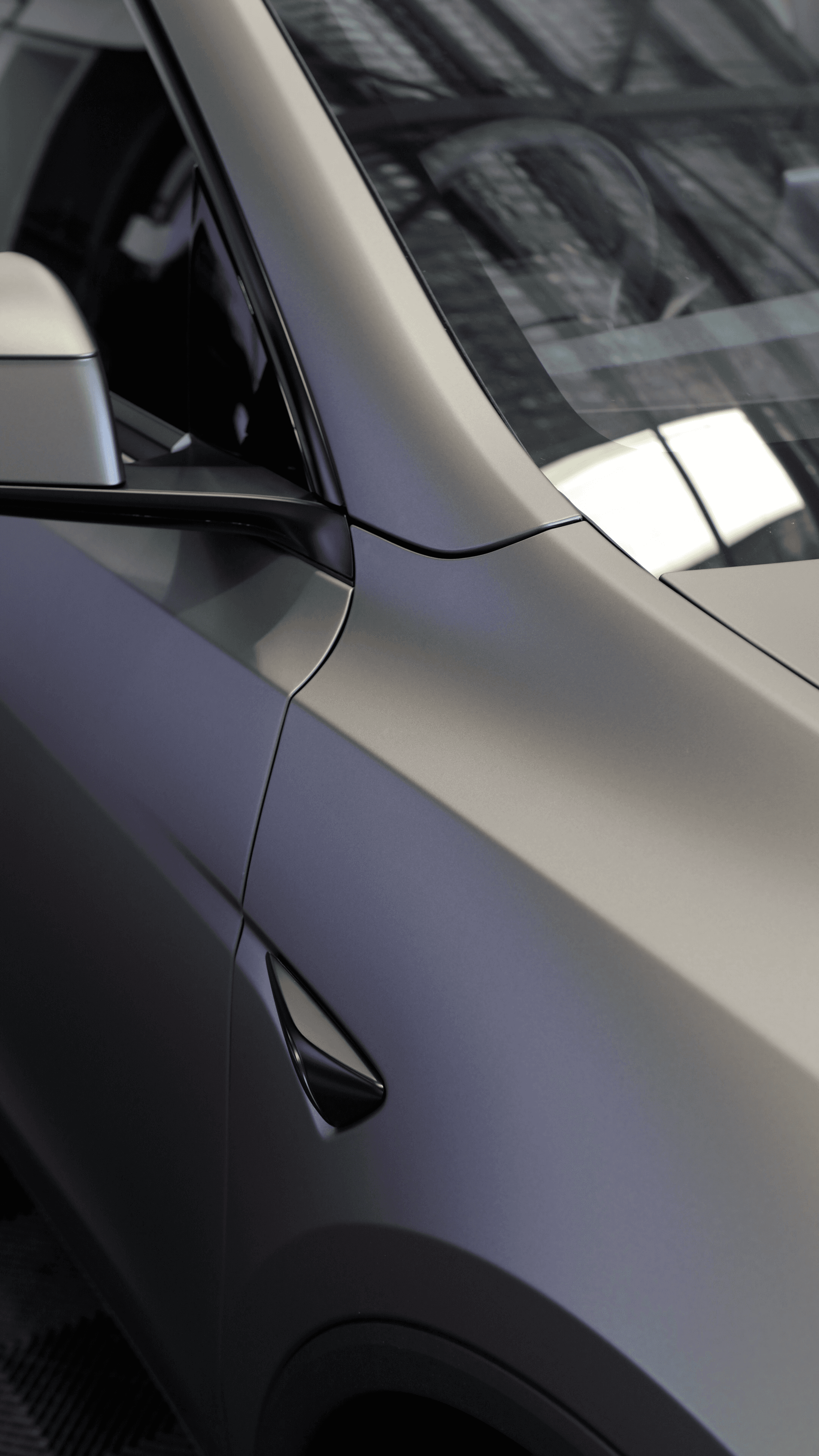 Coloured PPF Tesla grey finish