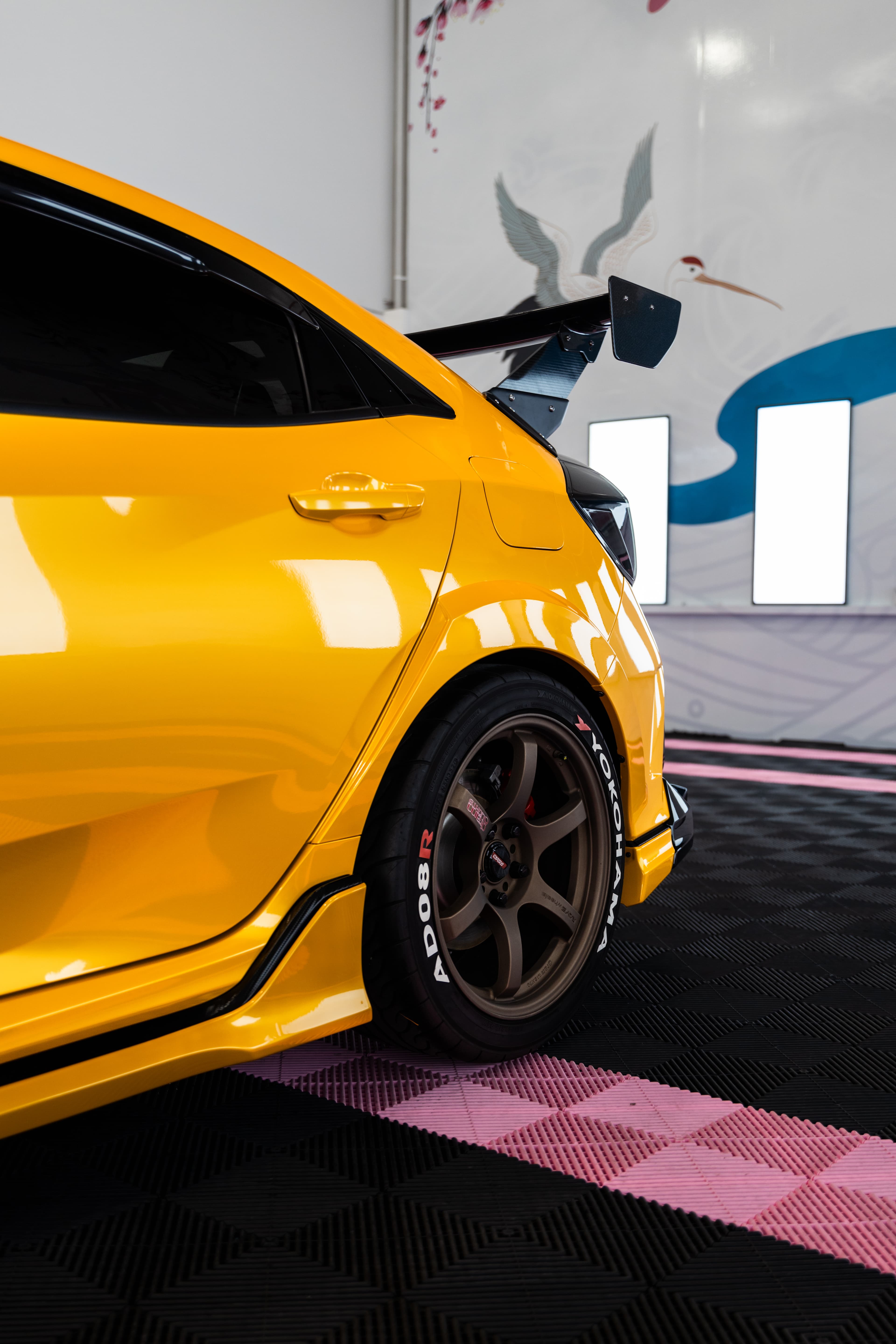Vinyl wrap installation detail