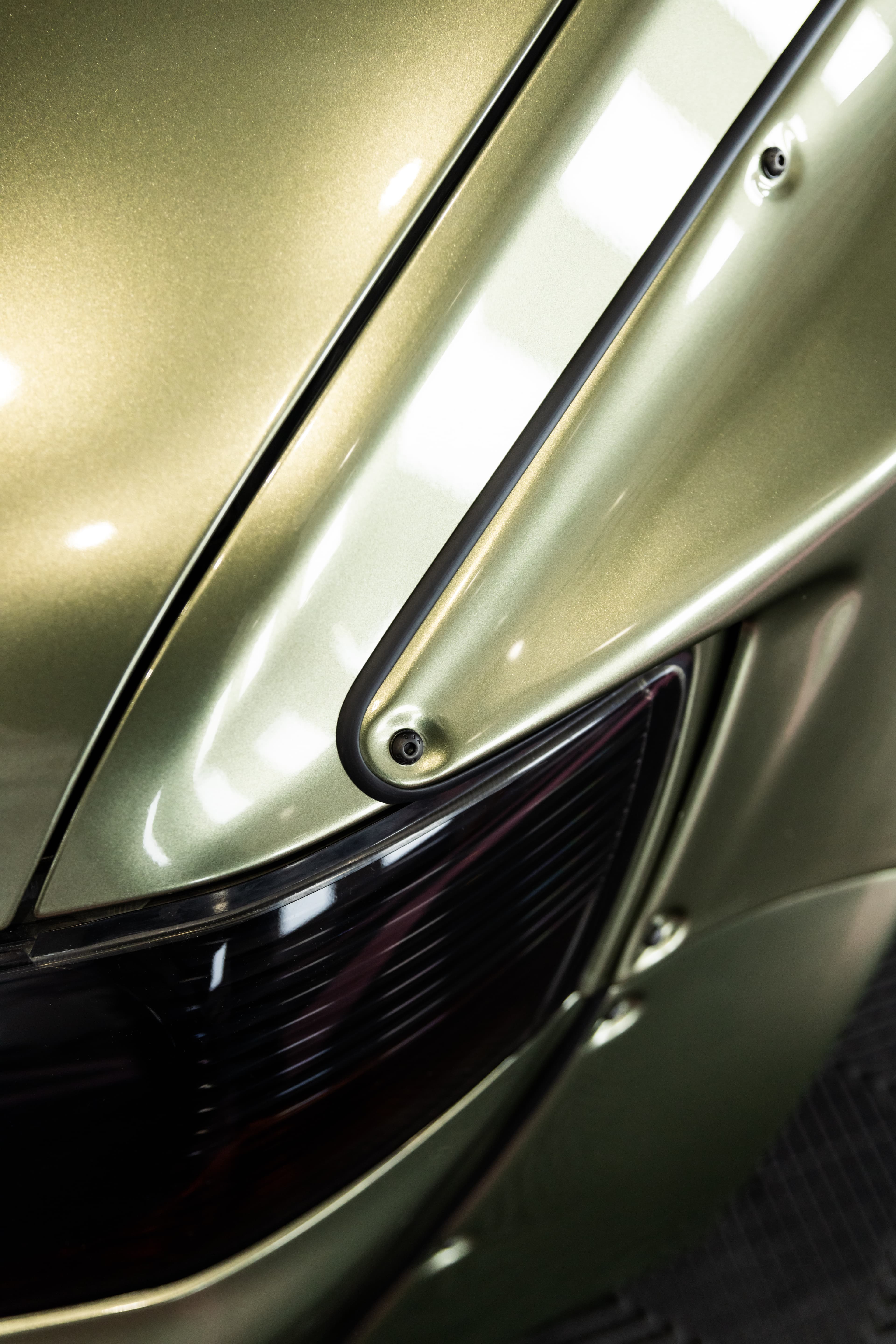 Satin vinyl wrap finish