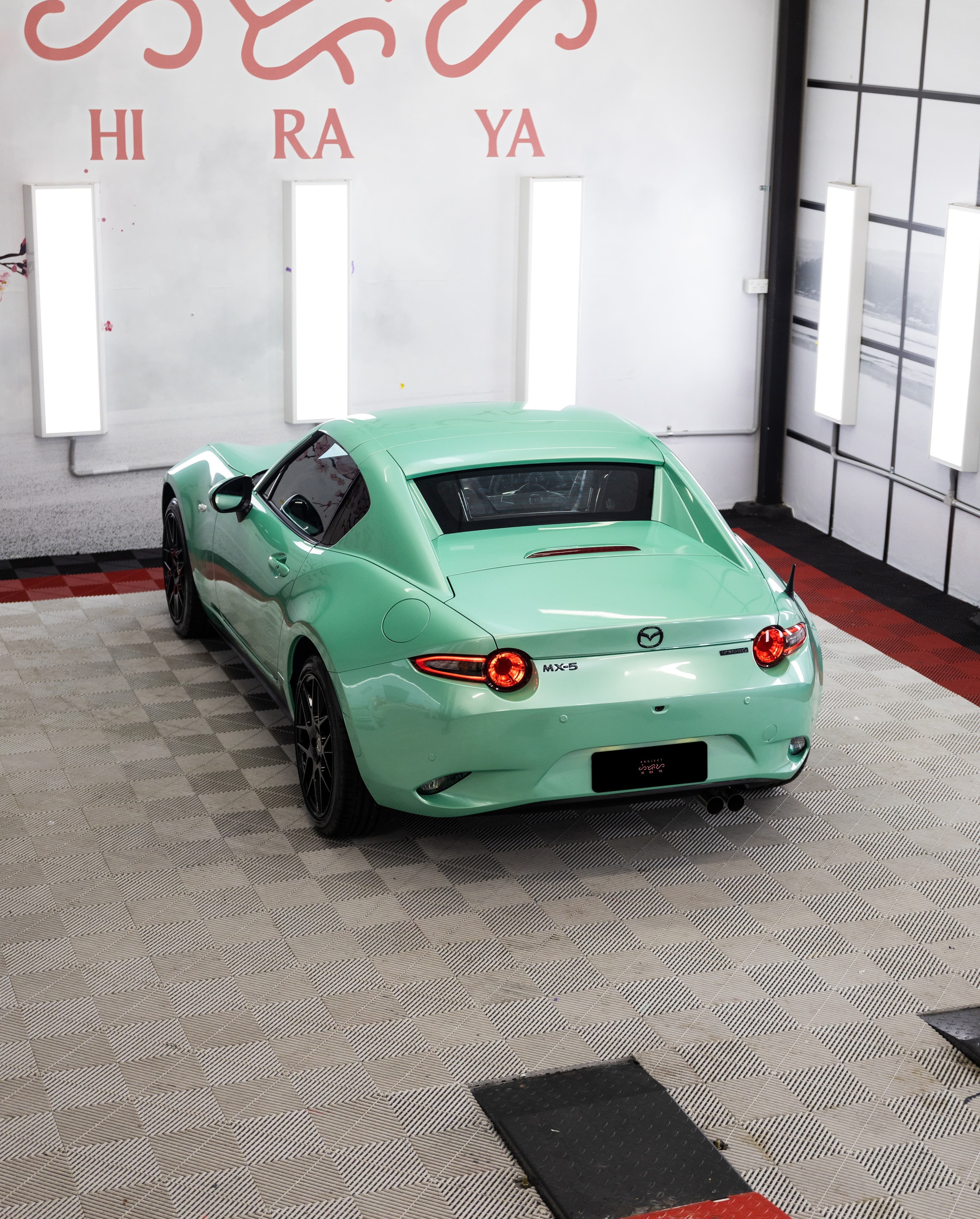 Gloss vinyl wrap colour change